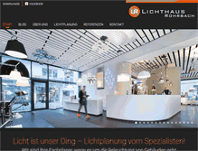 Tablet Screenshot of lichthaus-rohrbach.de